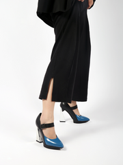 JADYROSE | LYANA BLUE MIRROR HEEL MARY JANE