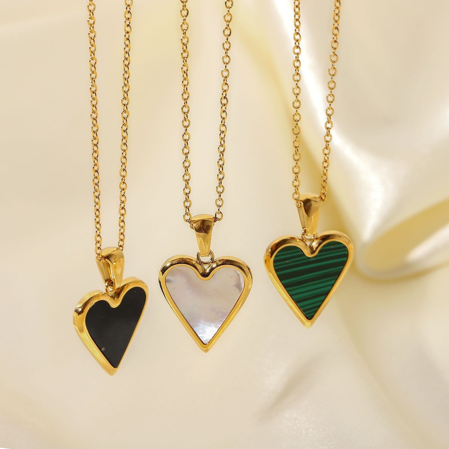 Blythe Heart Pendant - Gold Necklace