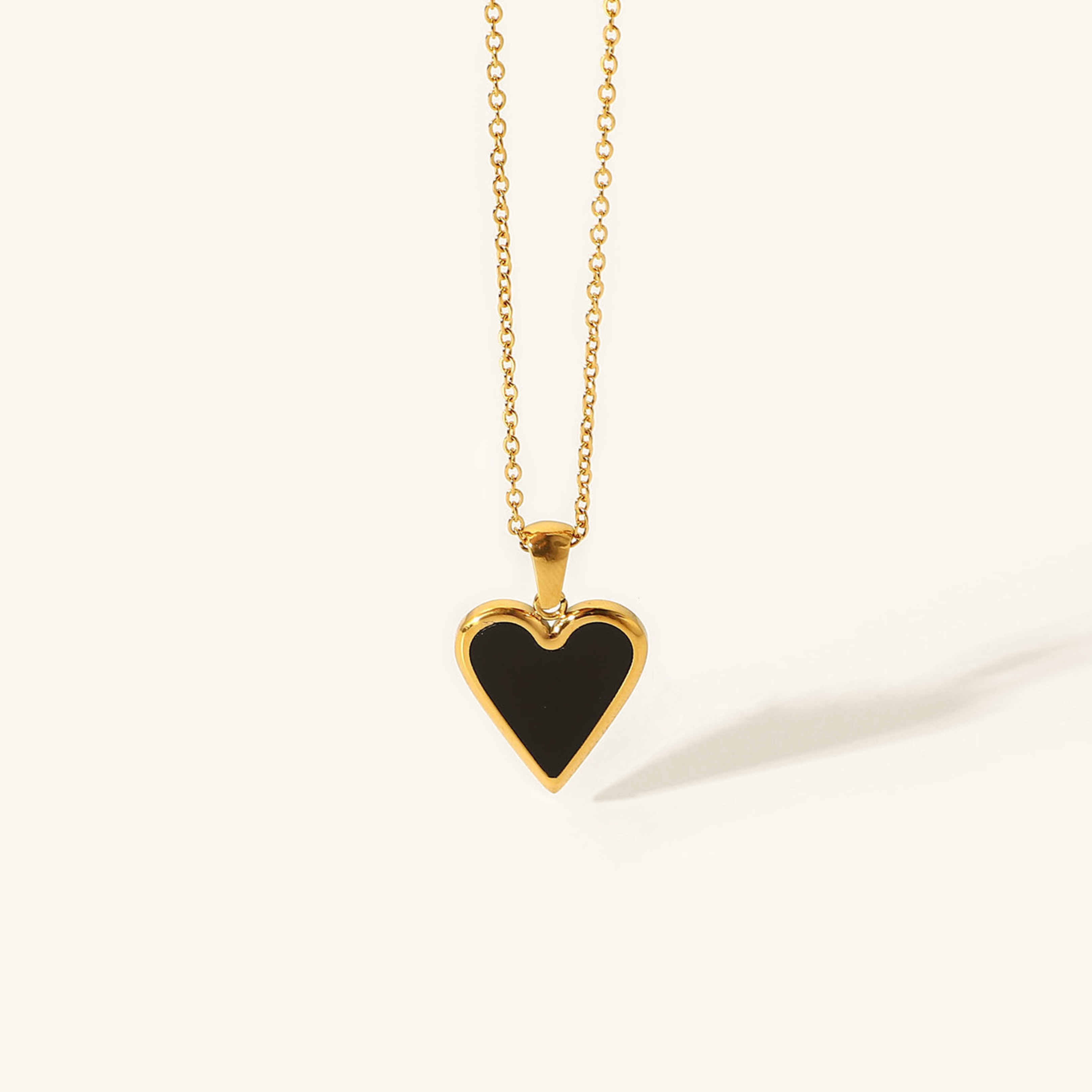 Blythe Heart Pendant - Gold Necklace