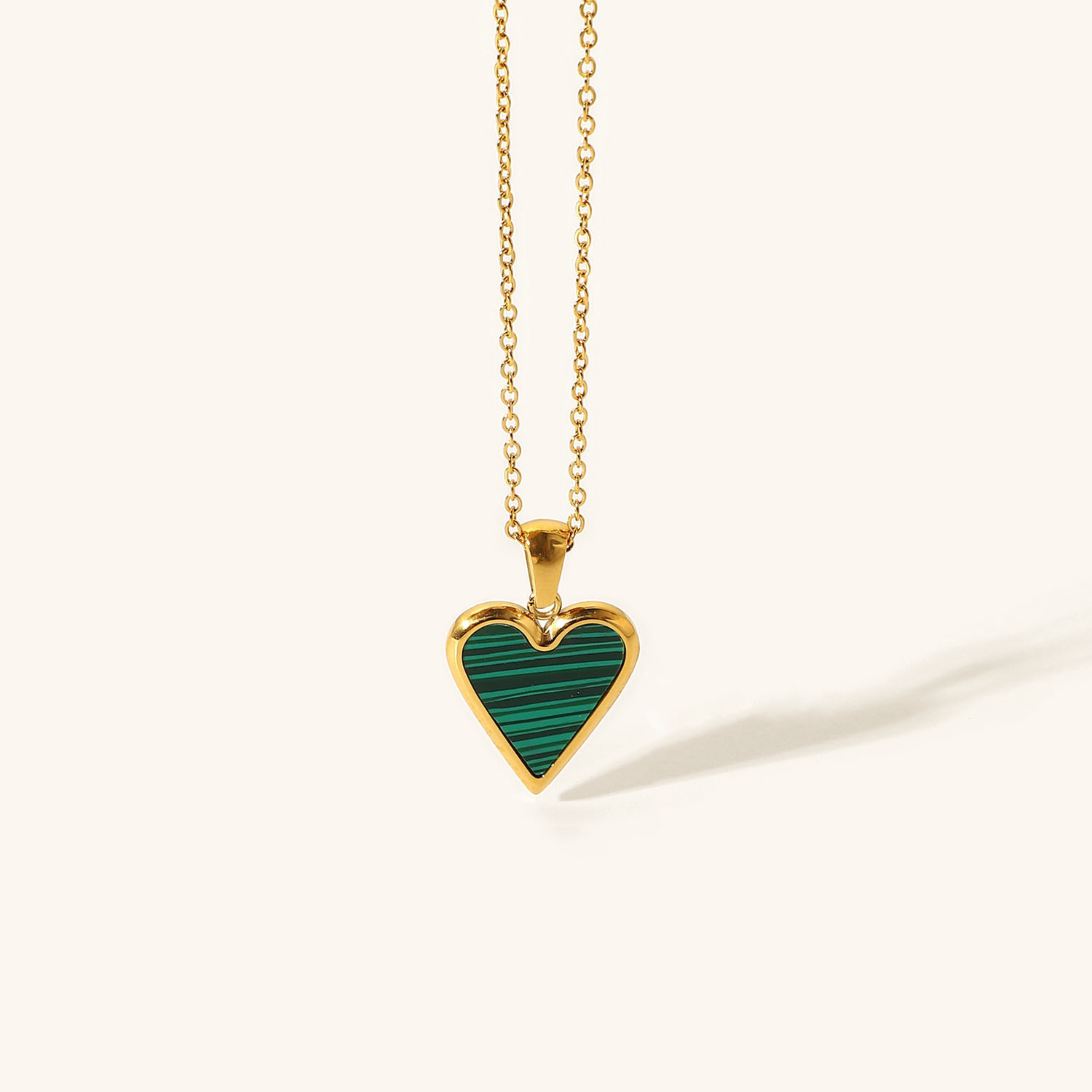 Blythe Heart Pendant - Gold Necklace