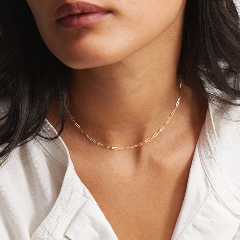 Bold Link - Paperclip Chain Necklace