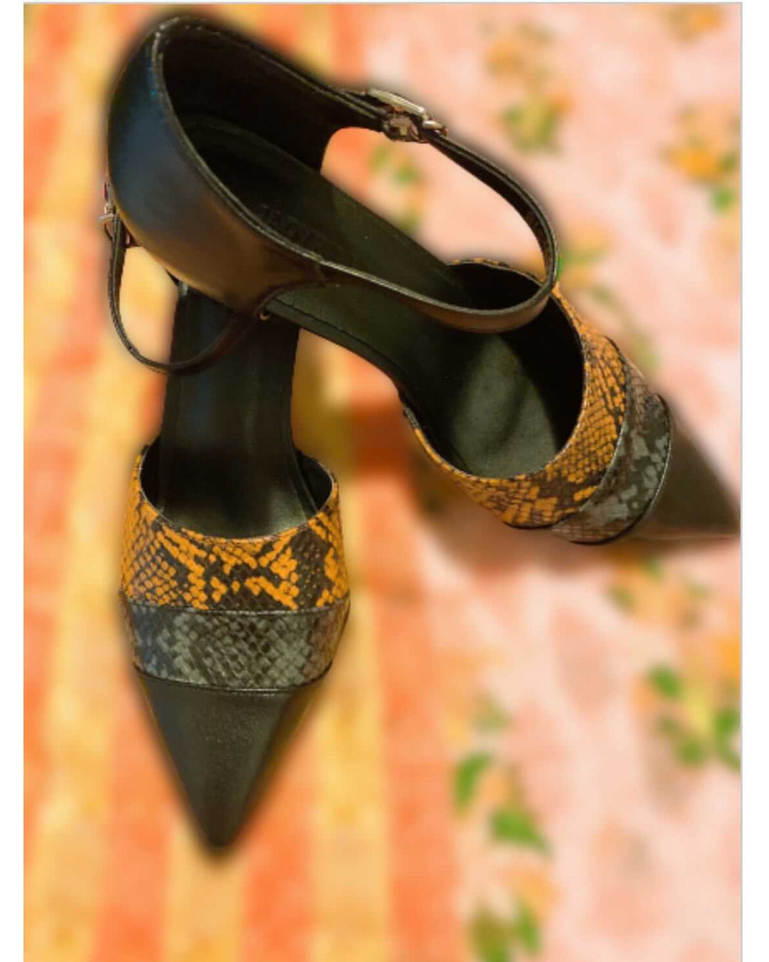 Smaibulun Doll | Snake Patterned Belted Women's Pump by JadyRose