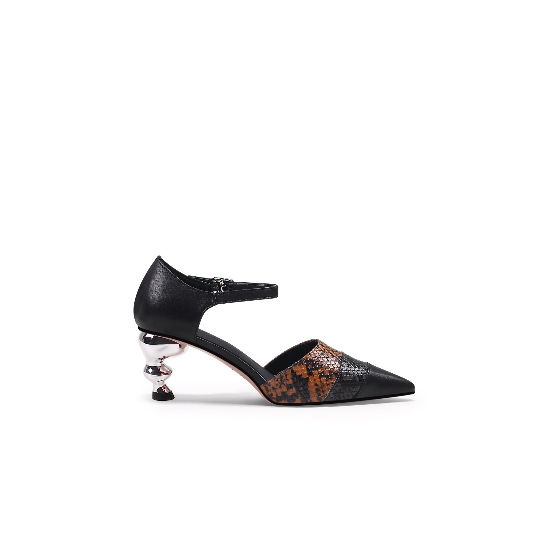 Smaibulun Doll | Snake Patterned Belted Women's Pump by JadyRose