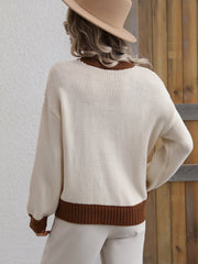 KASMERE KNIT SWEATER - BROWN