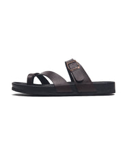 MAIBULUN | BROWN FOOTBED SANDAL