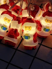 Led Christmas Snowman String Lights