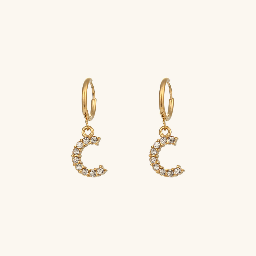 Aimee Initial Earrings