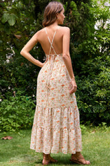 Cami Floral Backless Maxi Dress