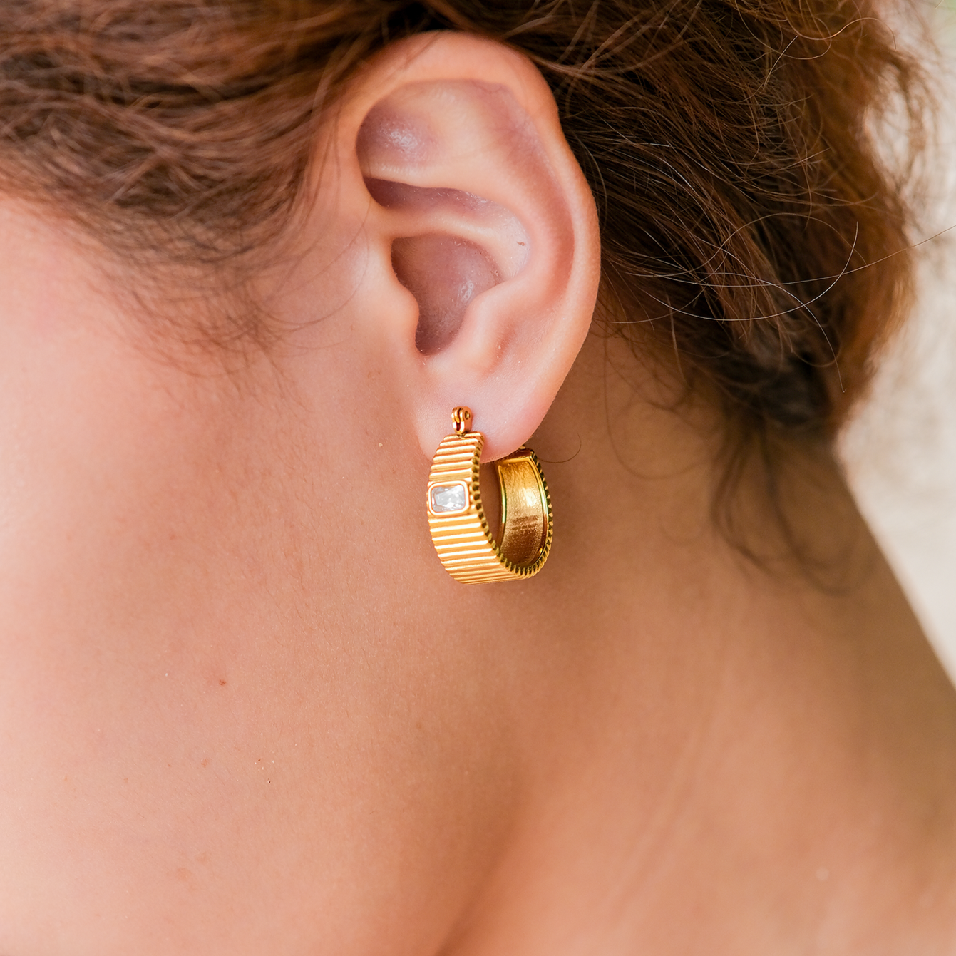 Carina Luxe Hoop Earrings