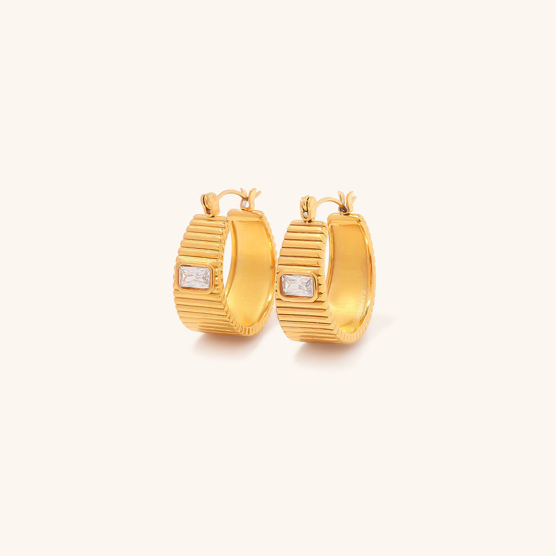 Carina Luxe Hoop Earrings