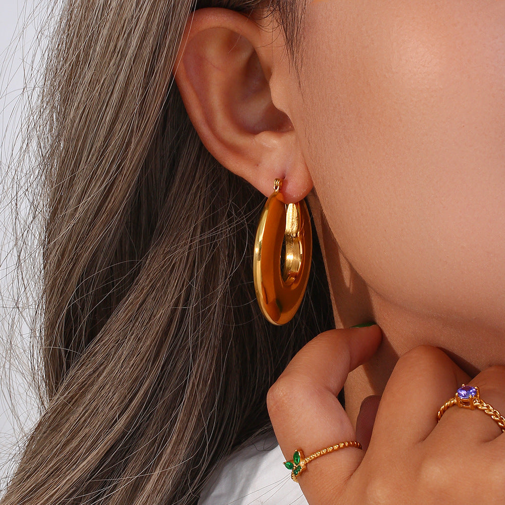 Celeste Bold Hoop Earrings