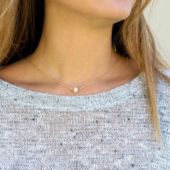 Celeste Single Pearl Necklace