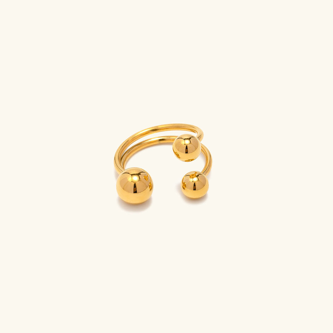 Celeste Sphere Gold Ring