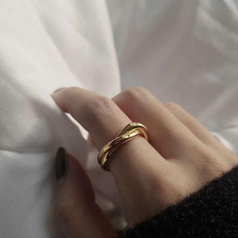 Celeste Twisted Gold Ring