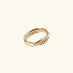 Celeste Twisted Gold Ring