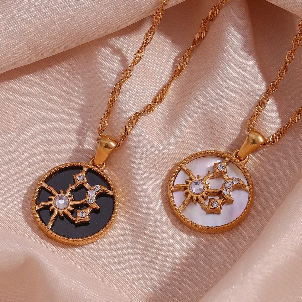 Celestia Sun & Moon Necklace