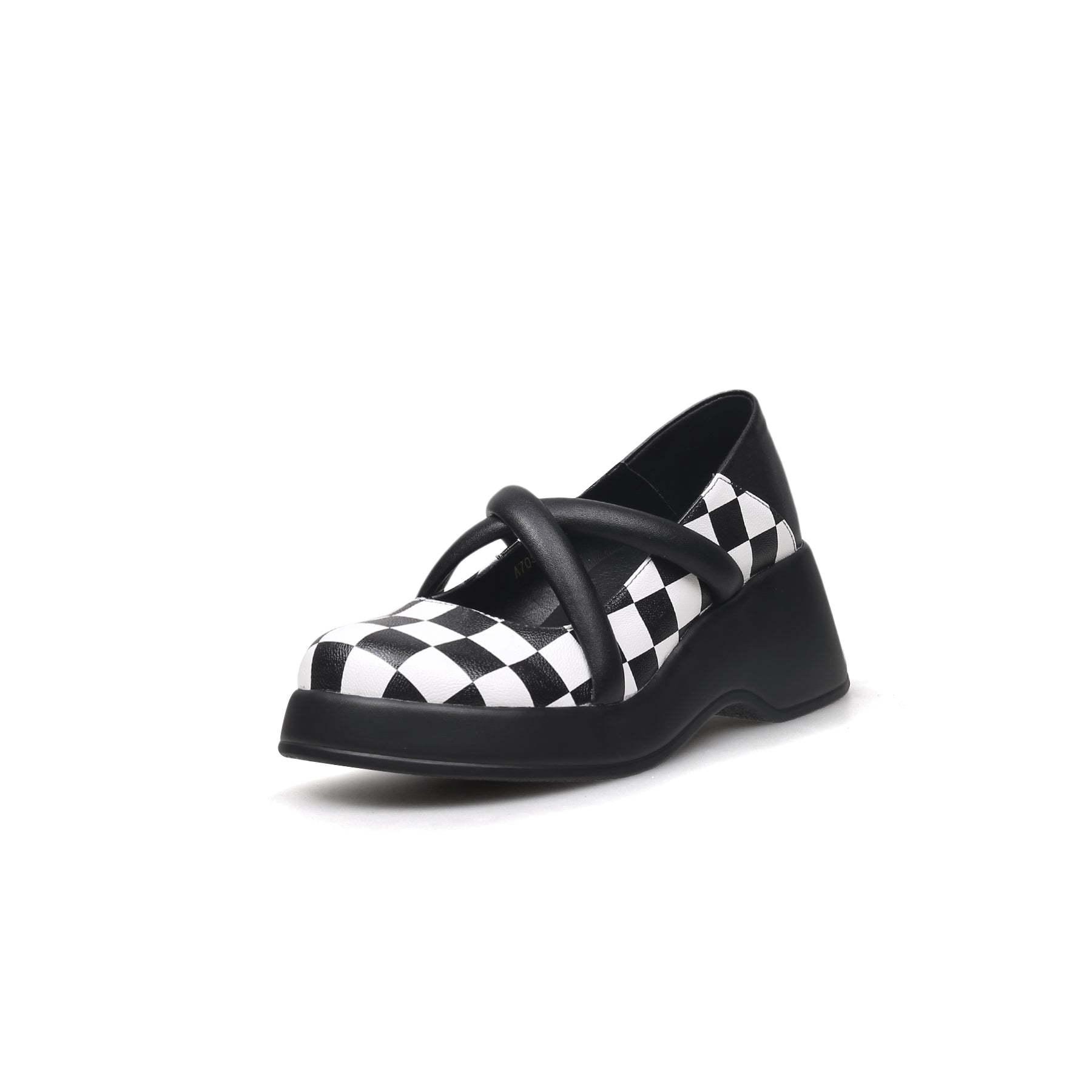 JADYROSE | CROSS STRAP LEATHER MARY JANE CHESS