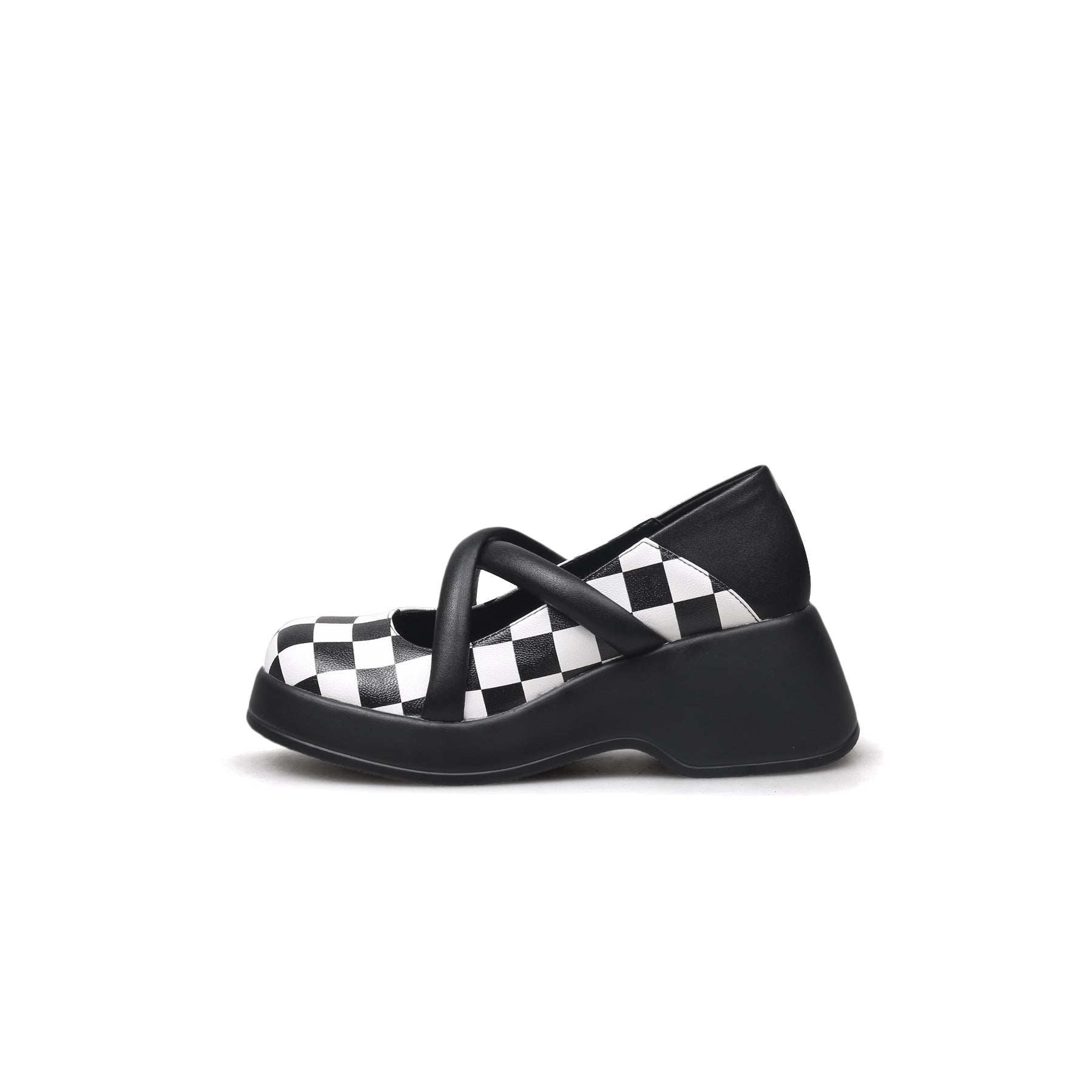 JADYROSE | CROSS STRAP LEATHER MARY JANE CHESS