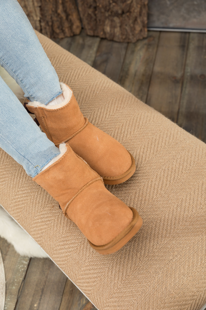 SMAIBULUN Ugg | Bailey Bow Ugg Mini Boots - Chestnut