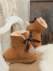 SMAIBULUN Ugg | Bailey Bow Ugg Mini Boots - Chestnut