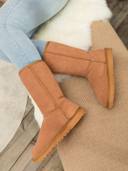 SMAIBULUN Ugg | Classic Suede Mid-Length boots - Chestnut