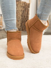 SMAIBULUN Ugg | Faux Fur-Lined Classic Ugg Short Boots