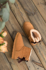 SMAIBULUN Ugg | Bailey Bow Ugg Mini Boots - Chestnut