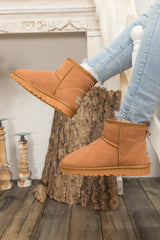 SMAIBULUN Ugg | Faux Fur-Lined Classic Ugg Short Boots