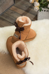 SMAIBULUN Ugg | Bailey Bow Ugg Mini Boots - Chestnut