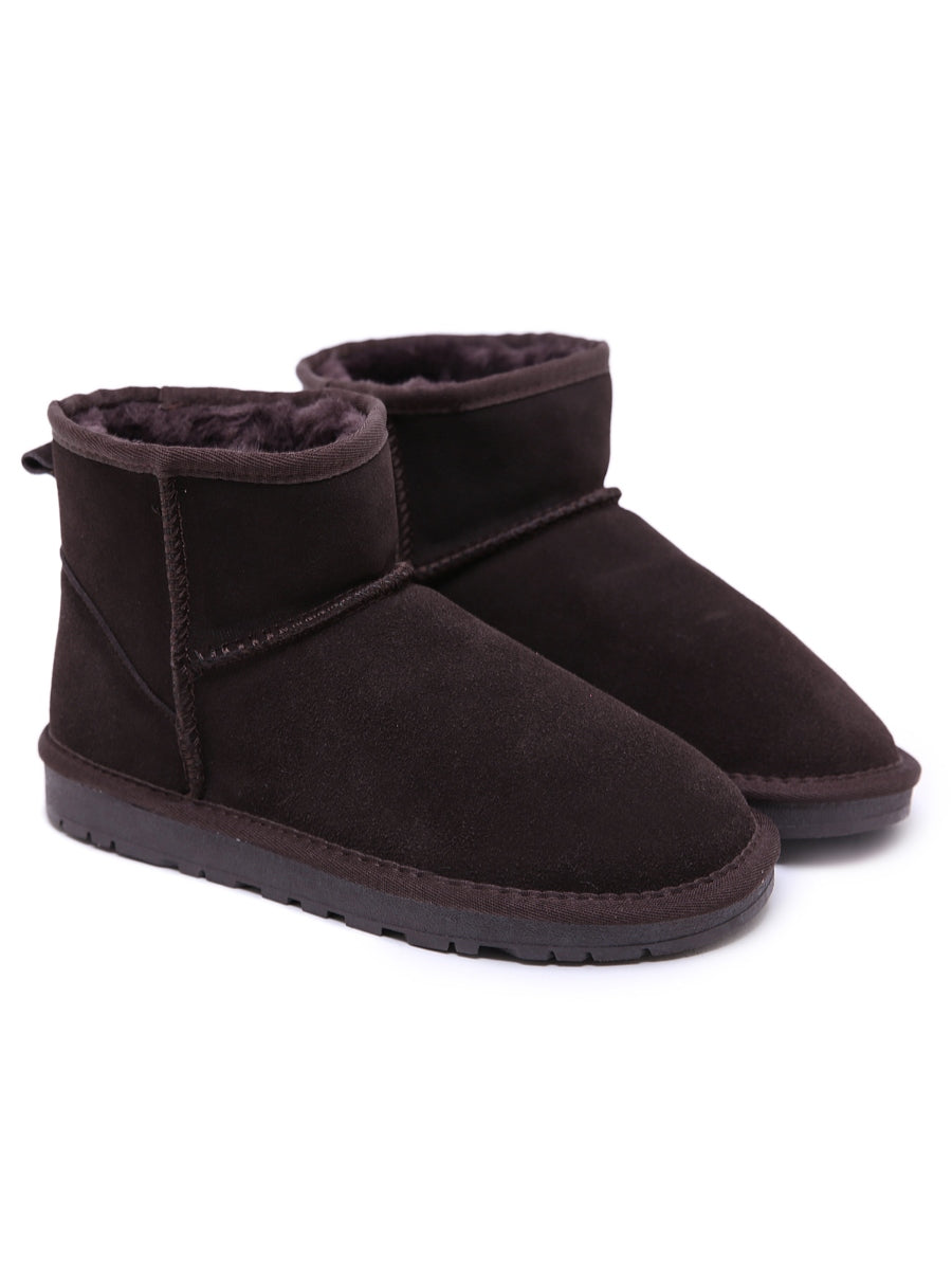 SMAIBULUN Ugg | Faux Fur-Lined Classic Ugg Short Boots