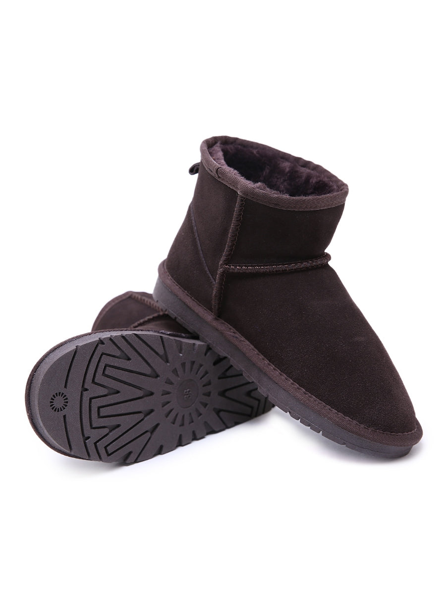 SMAIBULUN Ugg | Faux Fur-Lined Classic Ugg Short Boots