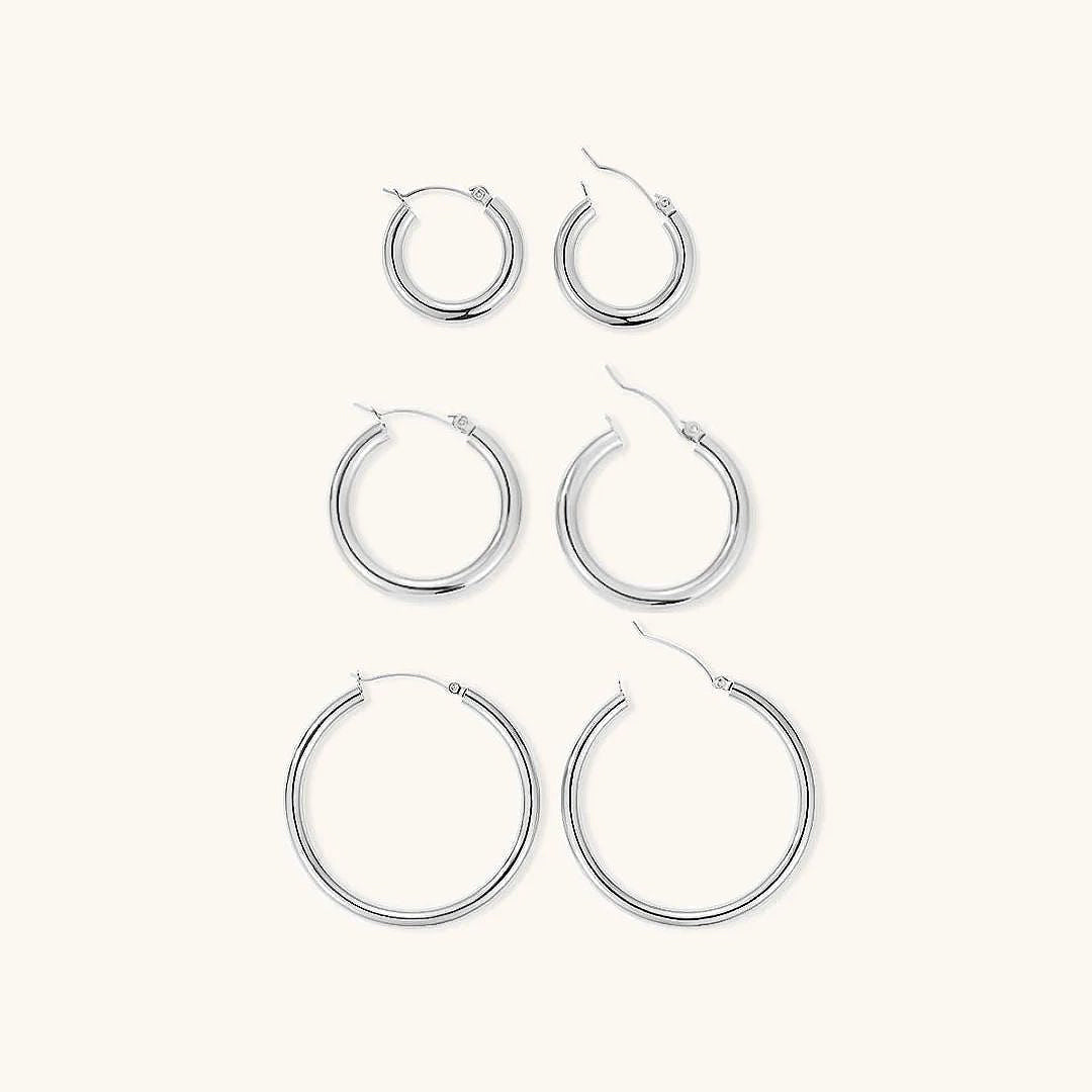 Classic Hoop Essentials Set Earrings