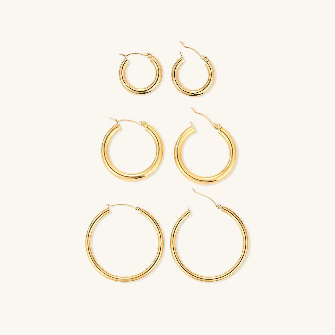 Classic Hoop Essentials Set Earrings