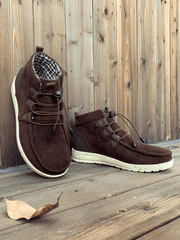 En Bloom | NIRVANA Bungee Lace-Up Sneaker Boot - Coffee