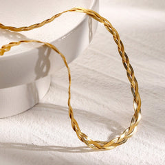 Corinna Twisted Gold Choker