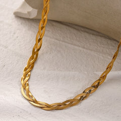 Corinna Twisted Gold Choker