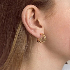 Cradle Hoop Earrings