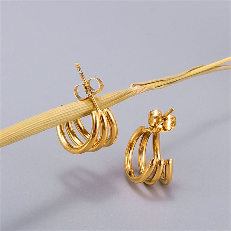 Cradle Hoop Earrings