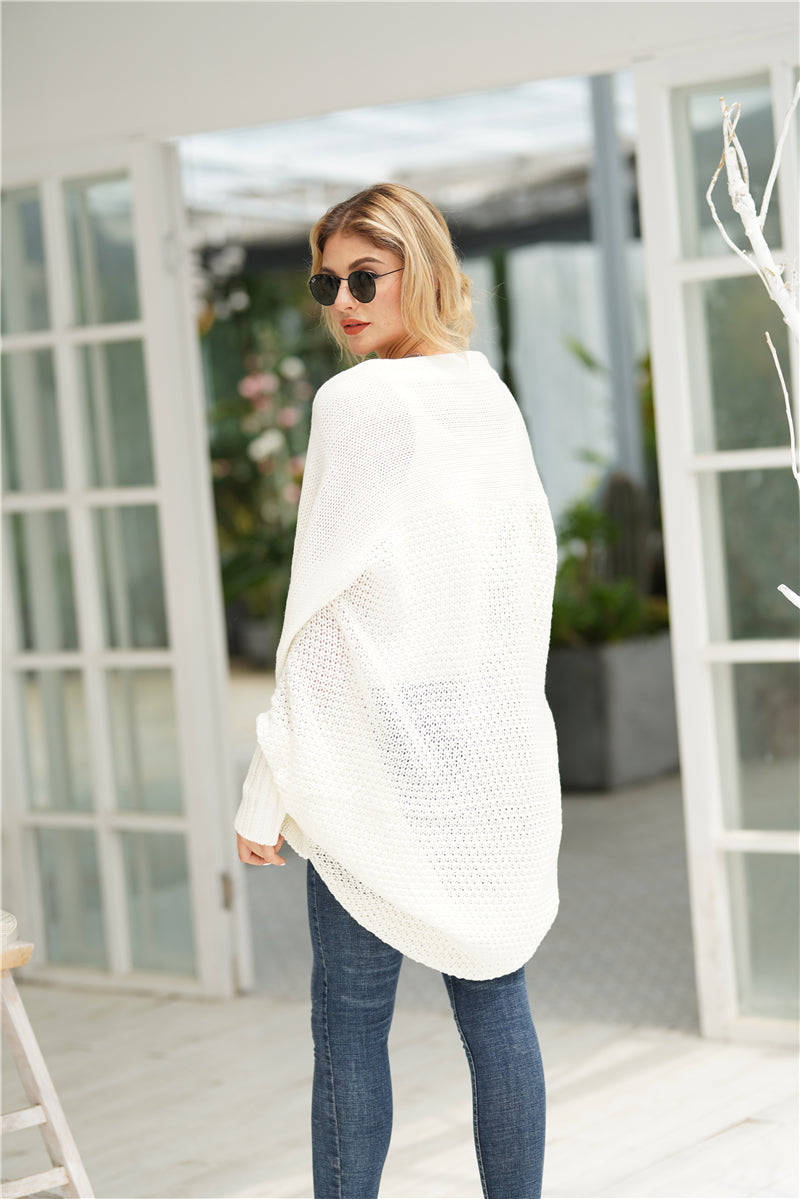 Smaibulun | Cream Batwing Easy On Cardigan