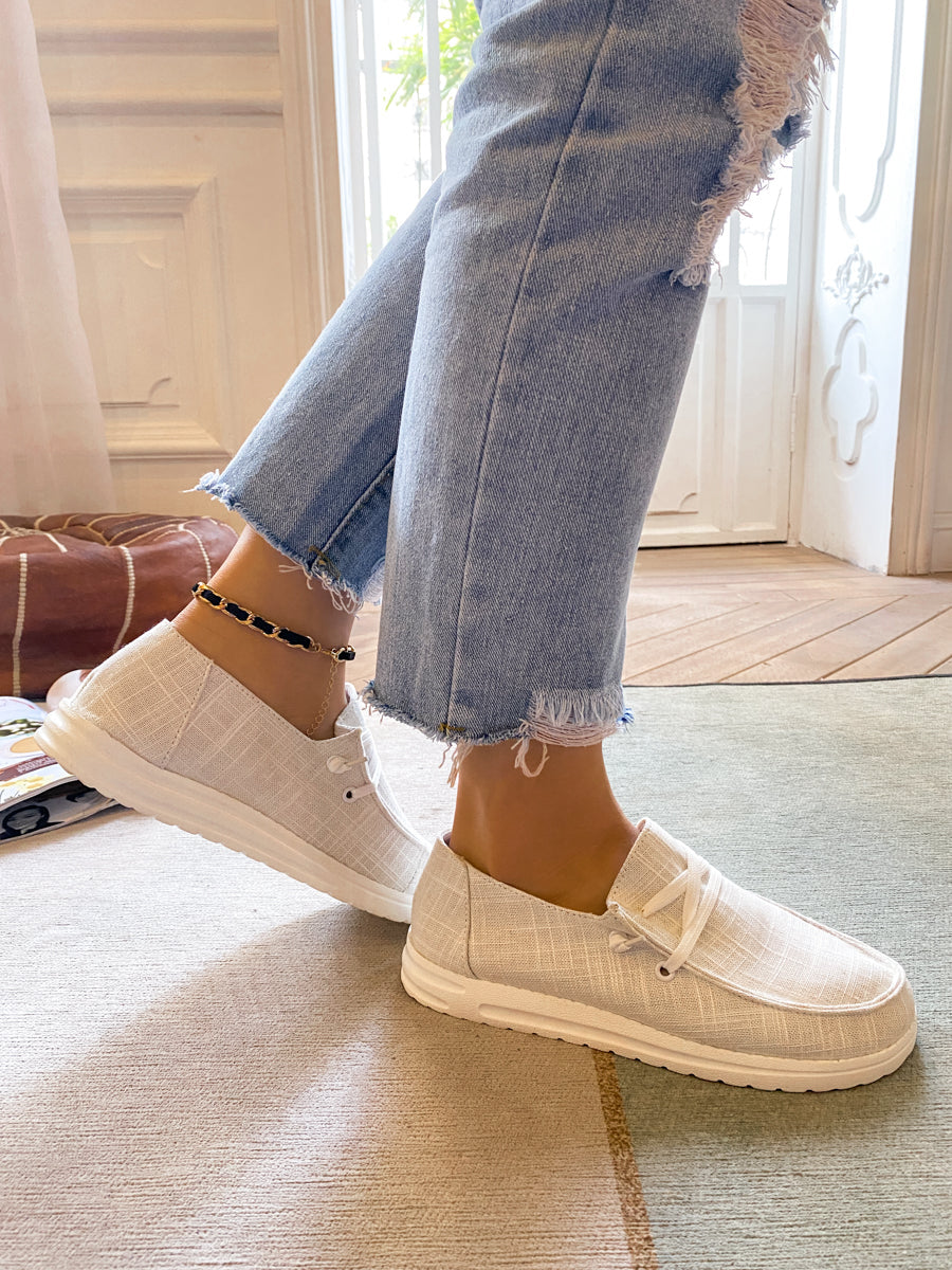 Boat Shoes Sneakers Sip On Flat Shoes - EN BLOOM