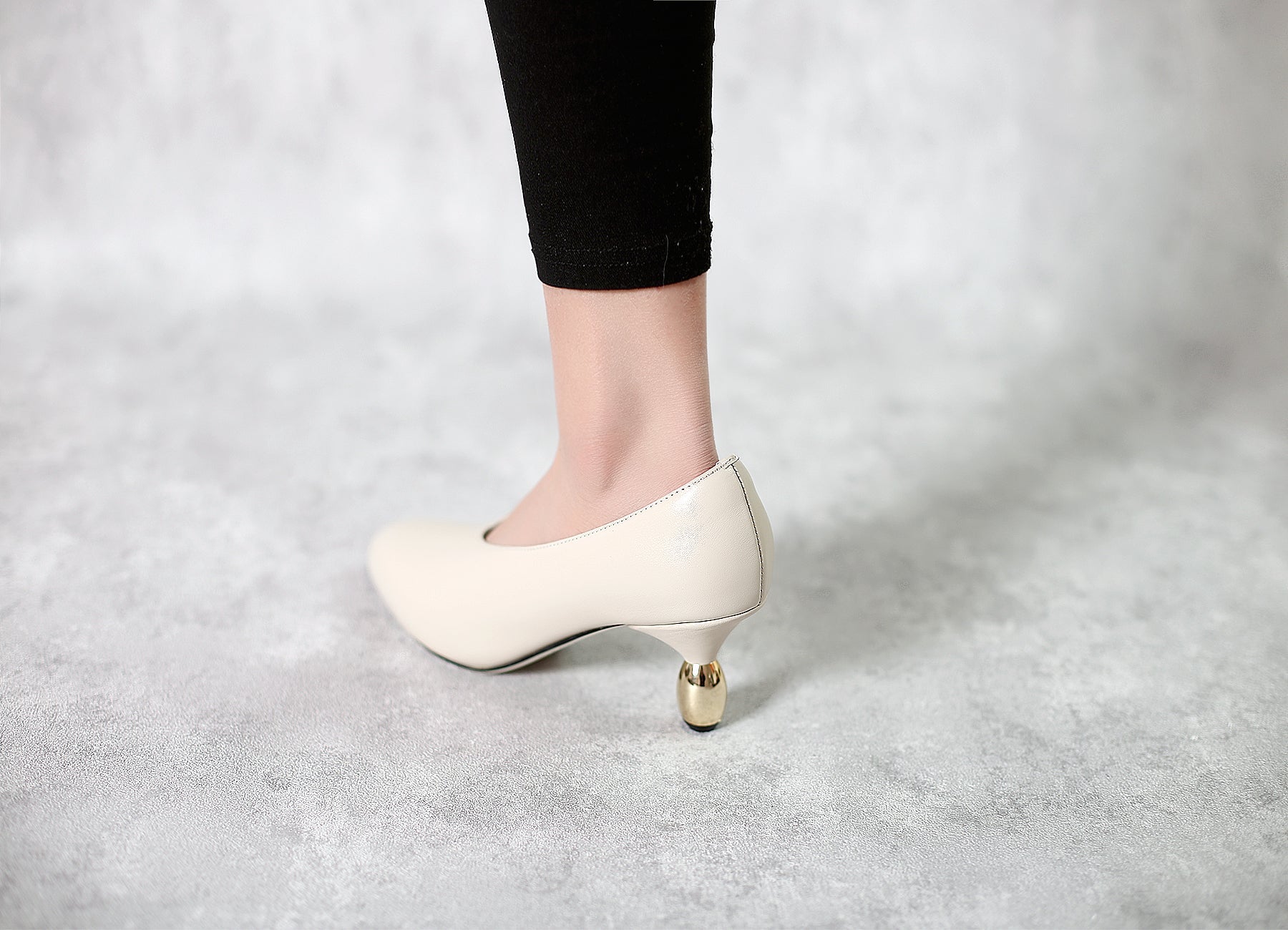 JadyRose | Water Droplets Mirror Heel Pump