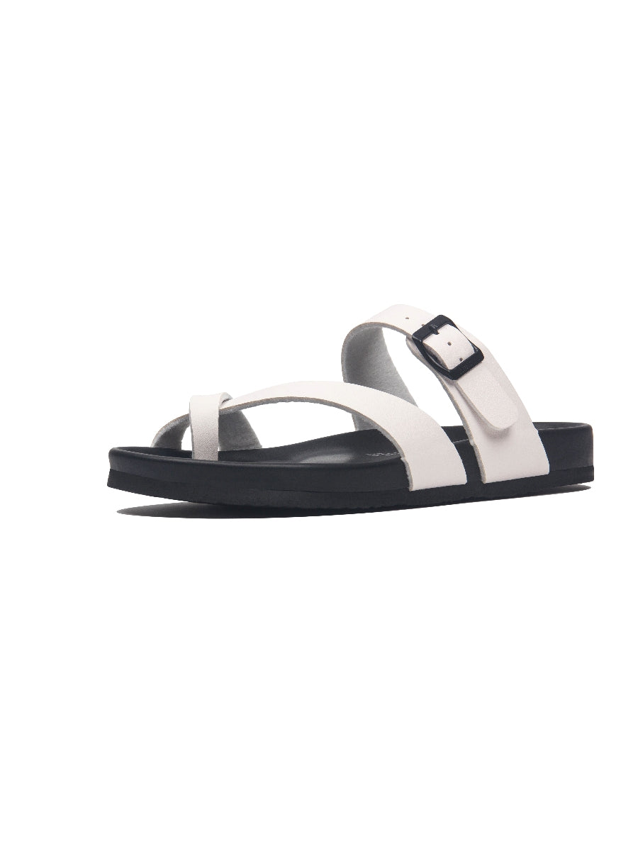 MAIBULUN | CREAM FOOTBED SANDAL