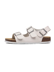 Maibulun - Cream Double-Strap Slingback Sandals