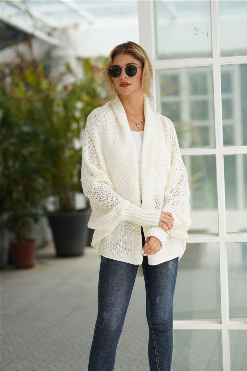 Smaibulun | Cream Batwing Easy On Cardigan