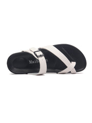 MAIBULUN | CREAM FOOTBED SANDAL