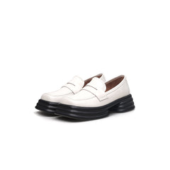 JADYROSE | AGNELLE LEATHER LOAFER CREAM