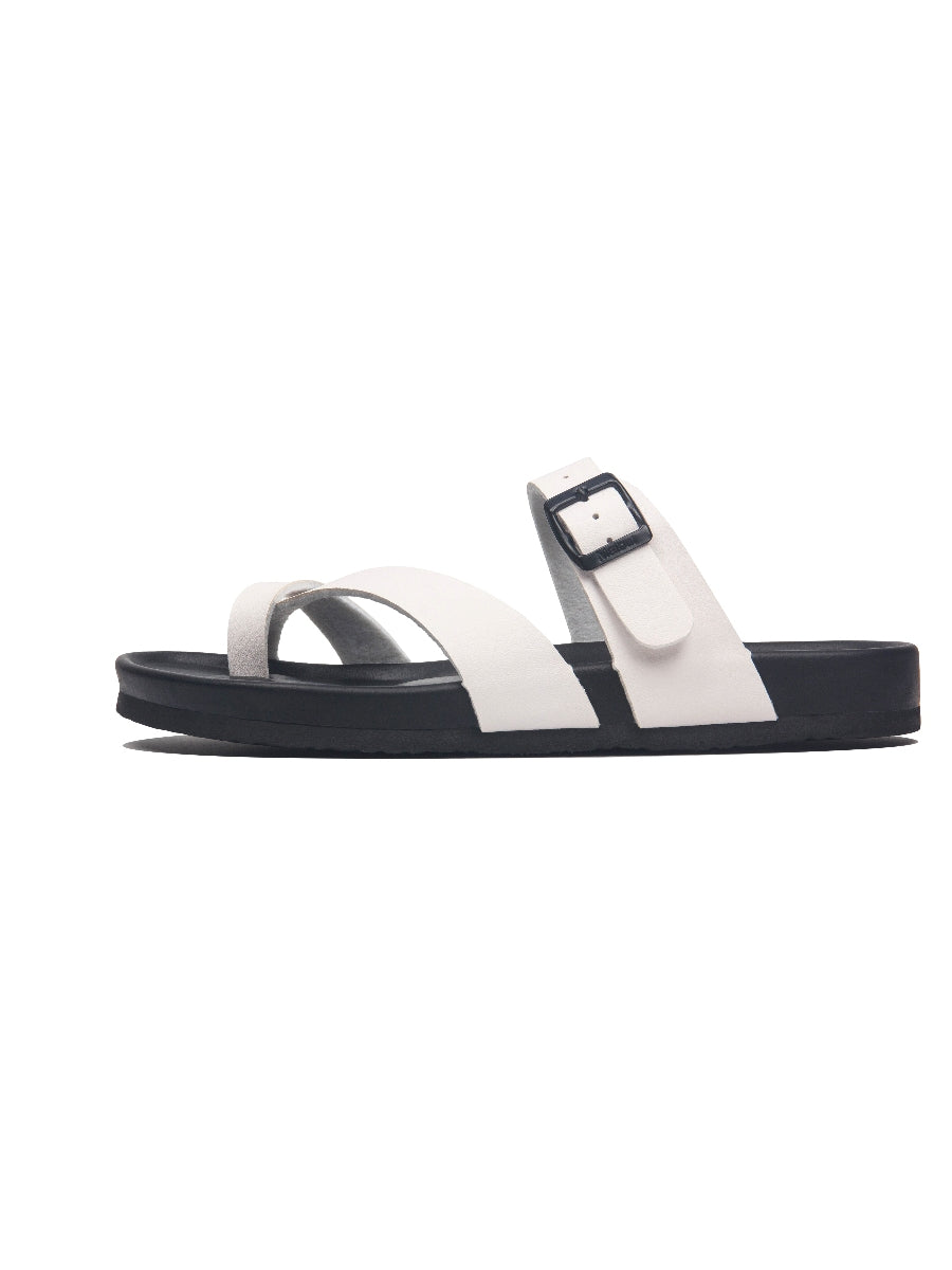 MAIBULUN | CREAM FOOTBED SANDAL