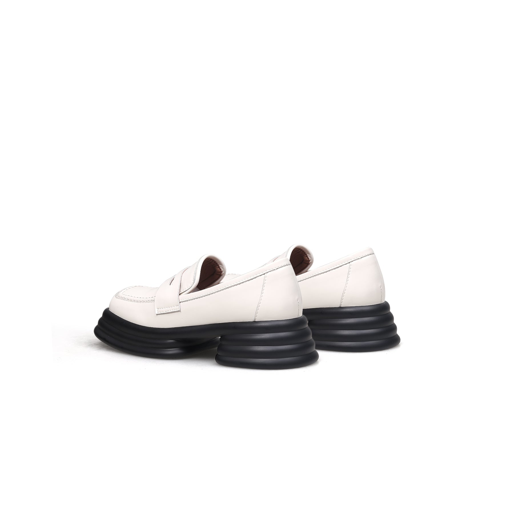 JADYROSE | AGNELLE LEATHER LOAFER CREAM