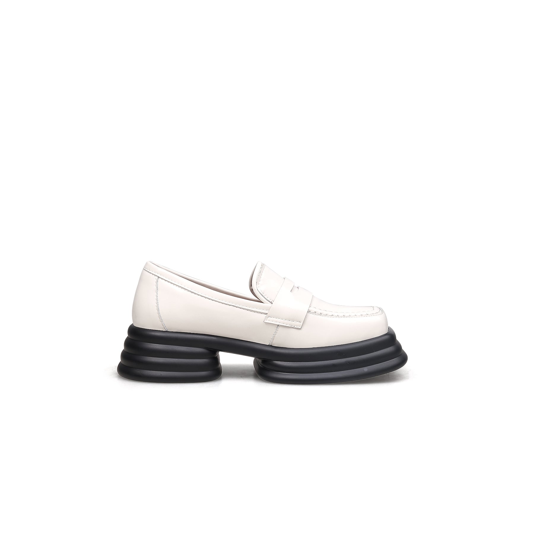 JADYROSE | AGNELLE LEATHER LOAFER CREAM