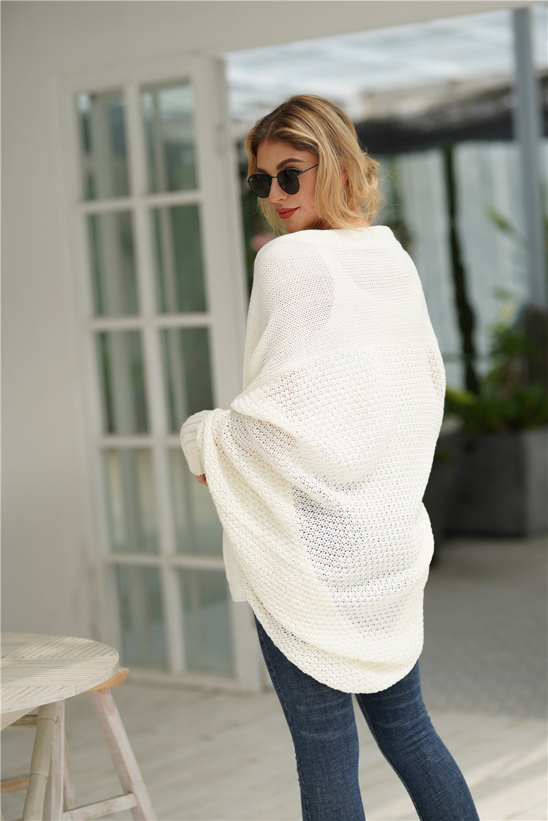 Smaibulun | Cream Batwing Easy On Cardigan